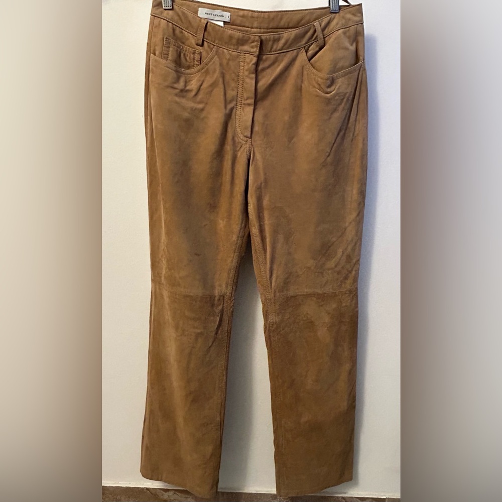 René Lezard 100% Genuine Suede Leather Pants – Made in Turkey – Size 40/S